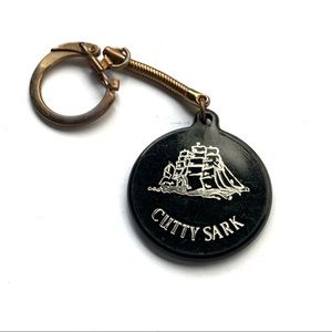 Vintage CUTTY SARK Scotch Advertising Keychain